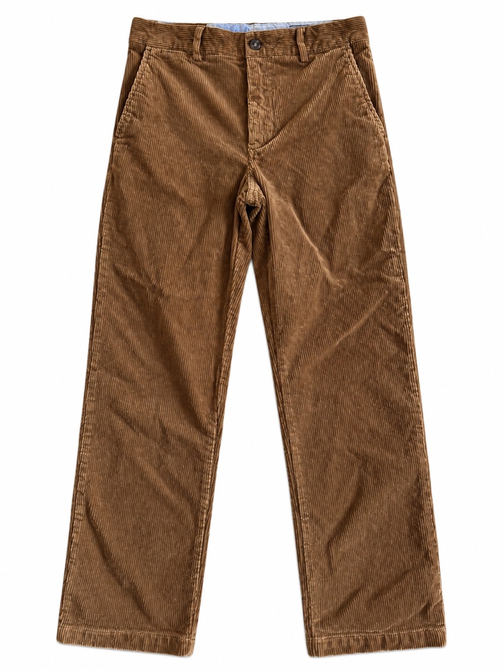 Polo Ralph Lauren Corduroy Straight Leg Pants Brown Khaki Tan Boys Size 12